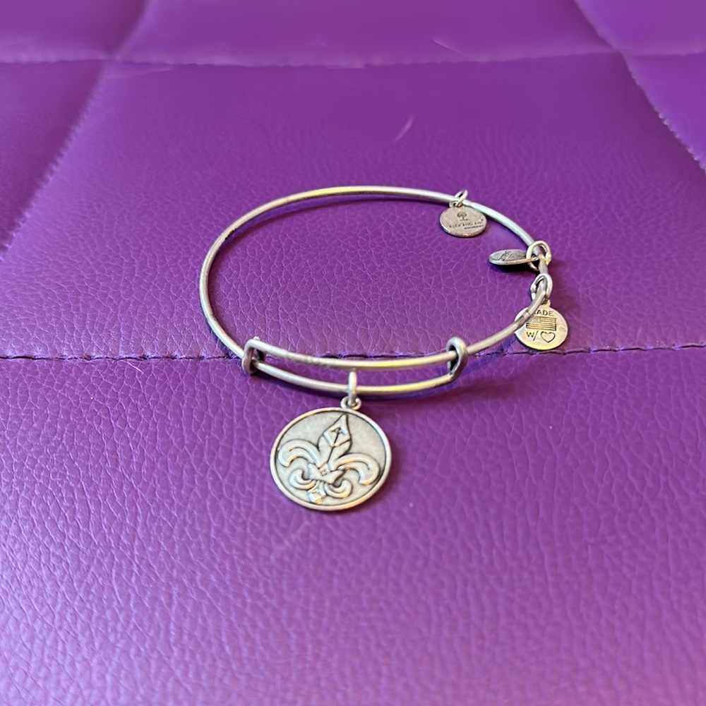 Alex and Ani Fleur de Lis Bracelet